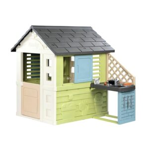 Smoby Life - Casa Bella + Cucina Estiva - Piastra e Lavello - Numerosi Accessori