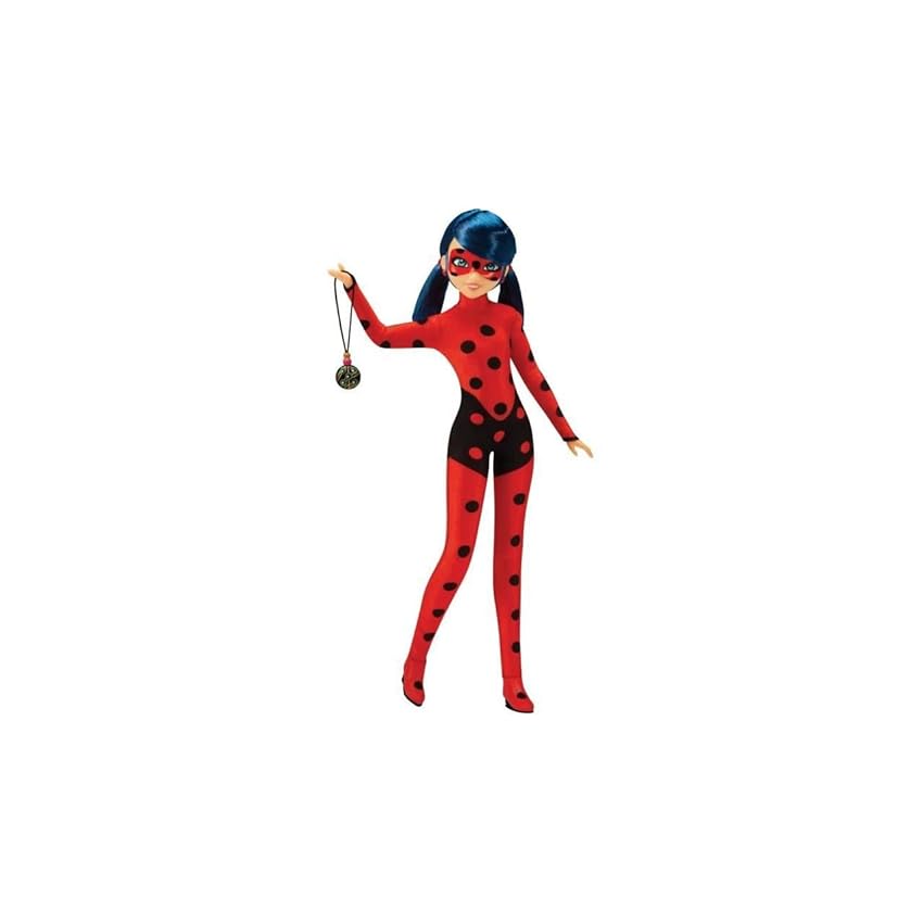 BANDAI - Miraculous Ladybug - Bambola - Marinette - Ladybug Lucky Charm BANDAI - Miraculous Ladybug - Bambola - Marinette - Ladybug Lucky Charm