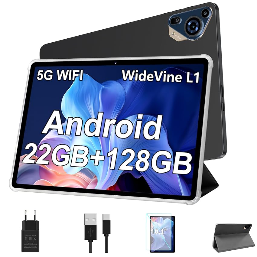 Tablet Android da 10 pollici con RAM 22 GB + ROM 128 GB (espandibile fino a 1 TB) Tablet Android da 10 pollici con RAM 22 GB + ROM 128 GB (espandibile fino a 1 TB)