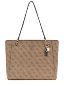 BORSA DONNA GUESS noelle 2 borsa tote LATTE LOGO/BROWN ND scelta=P LATTE LOGO/B