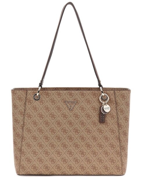 BORSA DONNA GUESS noelle 2 borsa tote LATTE LOGO/BROWN ND scelta=P LATTE LOGO/B