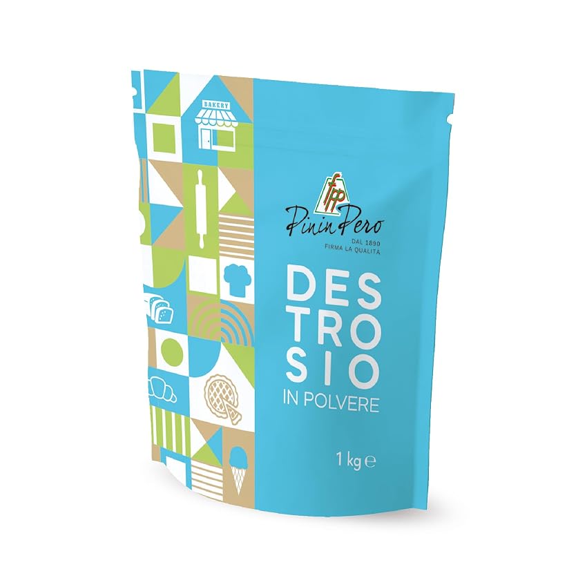 Pinin Pero Destrosio Monoidrato 1 Kg – Carboidrati in polvere per gelati Pinin Pero Destrosio Monoidrato 1 Kg – Carboidrati in polvere per gelati