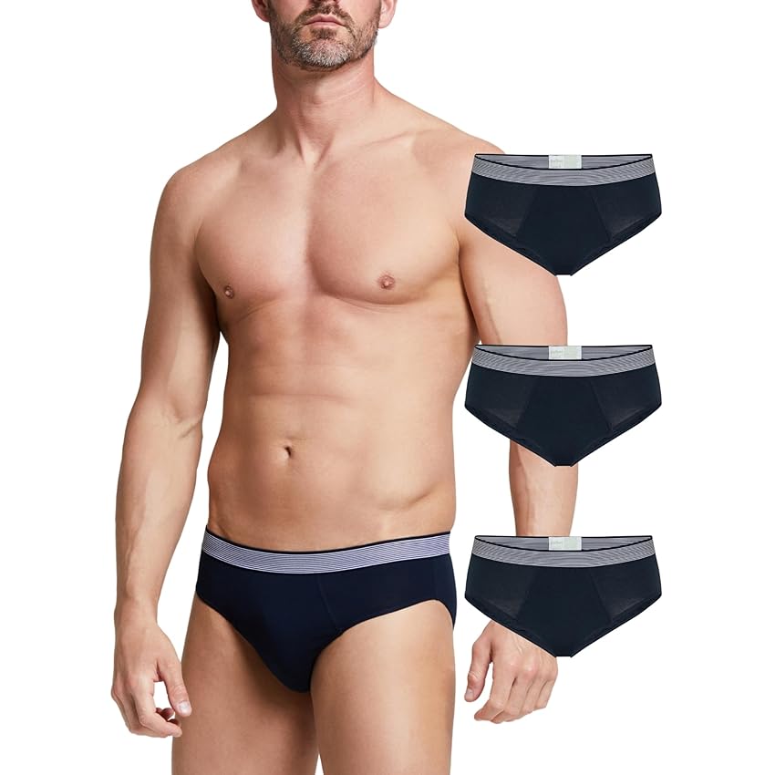 POMPEA 3 Pezzi Slip Uomo in Cotone Elasticizzato