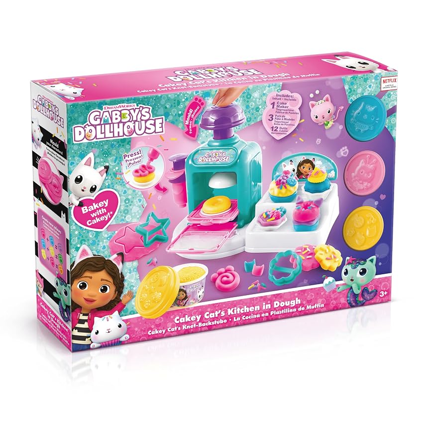 Canal Toys - Gabby's Dollhouse - Fabbrica di Torte con Pasta da Modellare per Bambini