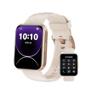 Dakofied Orologio Smartwatch Uomo Donna Chiamate Bluetooth Smart Watch con Contapassi