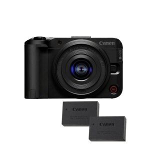 Canon EOS R50 V + RF-S 14-30mm F4-6.3 IS STM PZ + 2x Batterie (Kit Batteria Aggiuntiva)