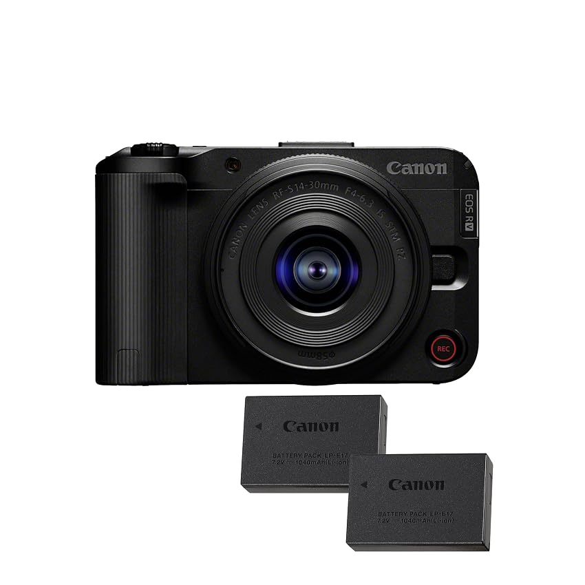 Canon EOS R50 V + RF-S 14-30mm F4-6.3 IS STM PZ + 2x Batterie (Kit Batteria Aggiuntiva) Canon EOS R50 V + RF-S 14-30mm F4-6.3 IS STM PZ + 2x Batterie (Kit Batteria Aggiuntiva)