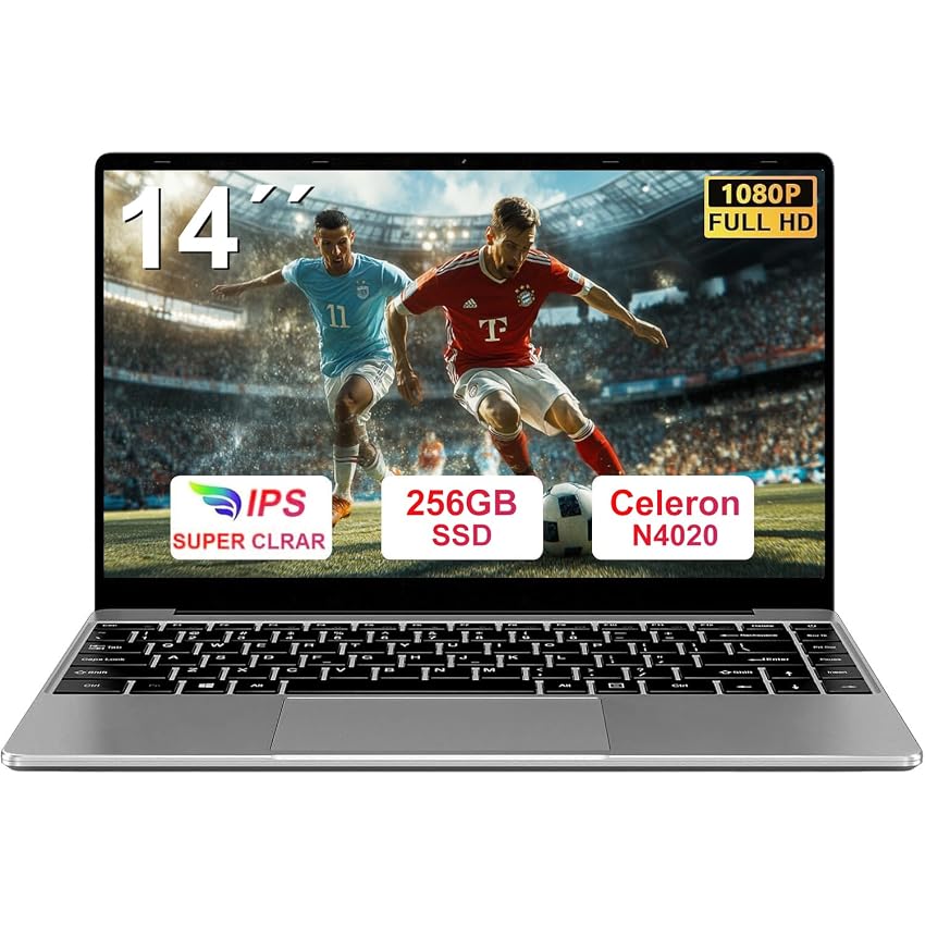 bvate PC Portatile 14 Pollici Laptop Win 11 256 GB ROM Celeron N4020 2.4G+5G WiFi bvate PC Portatile 14 Pollici Laptop Win 11 256 GB ROM Celeron N4020 2.4G+5G WiFi