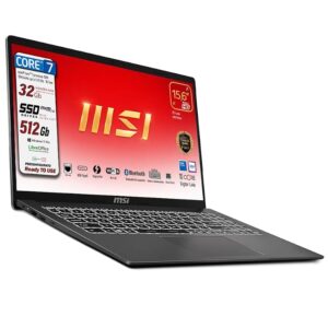 msi Notebook Modern 15 Intel Core 7 150u 10 Core fino a 5400MHz