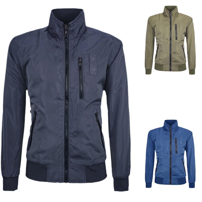 Giubbotto Uomo Primaverile Leggero Giacca A Vento Giubbino Softshell VEQUE