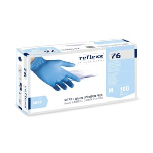 REFLEXX R76 / M Guanti senza nitrili senza polvere