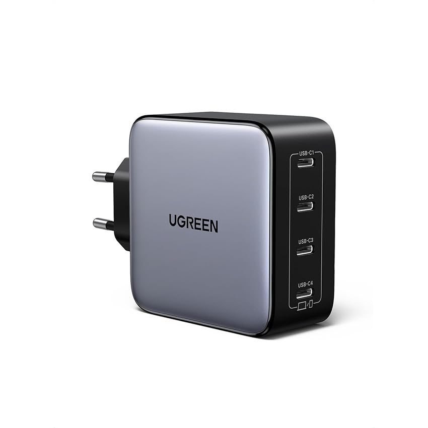 UGREEN Nexode 100W Caricatore USB C con 4 Porte Type C Alimentatore GaN Multiplo Supporta UGREEN Nexode 100W Caricatore USB C con 4 Porte Type C Alimentatore GaN Multiplo Supporta