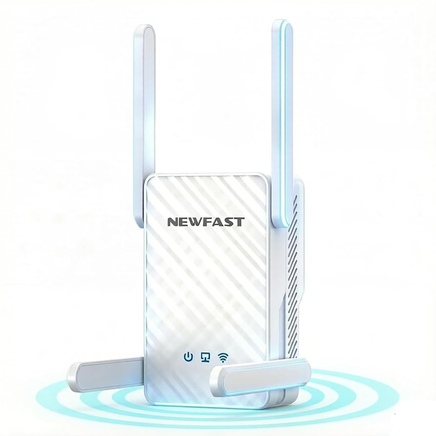 NEWFAST 3000Mbps Ripetitore WiFi Potente per Casa