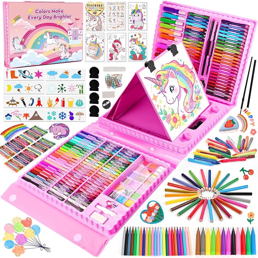 GOLDGE 230 Pezzi Valigetta Colori per Bambini GOLDGE 230 Pezzi Valigetta Colori per Bambini