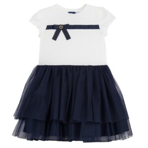 Chicco Vestito Elegante a Maniche Corte Bambine e Ragazze in Cotone Leggero