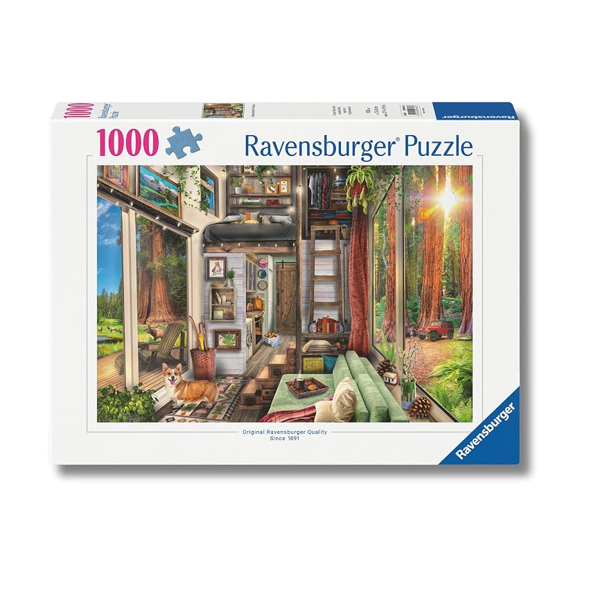 Ravensburger - Puzzle 1000 Pezzi Casetta Tra Le Sequoie | Puzzle Per Adulti E Bambini Ravensburger - Puzzle 1000 Pezzi Casetta Tra Le Sequoie | Puzzle Per Adulti E Bambini
