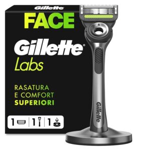 Gillette Labs Rasoio Barba Manuale con Barra Integrata