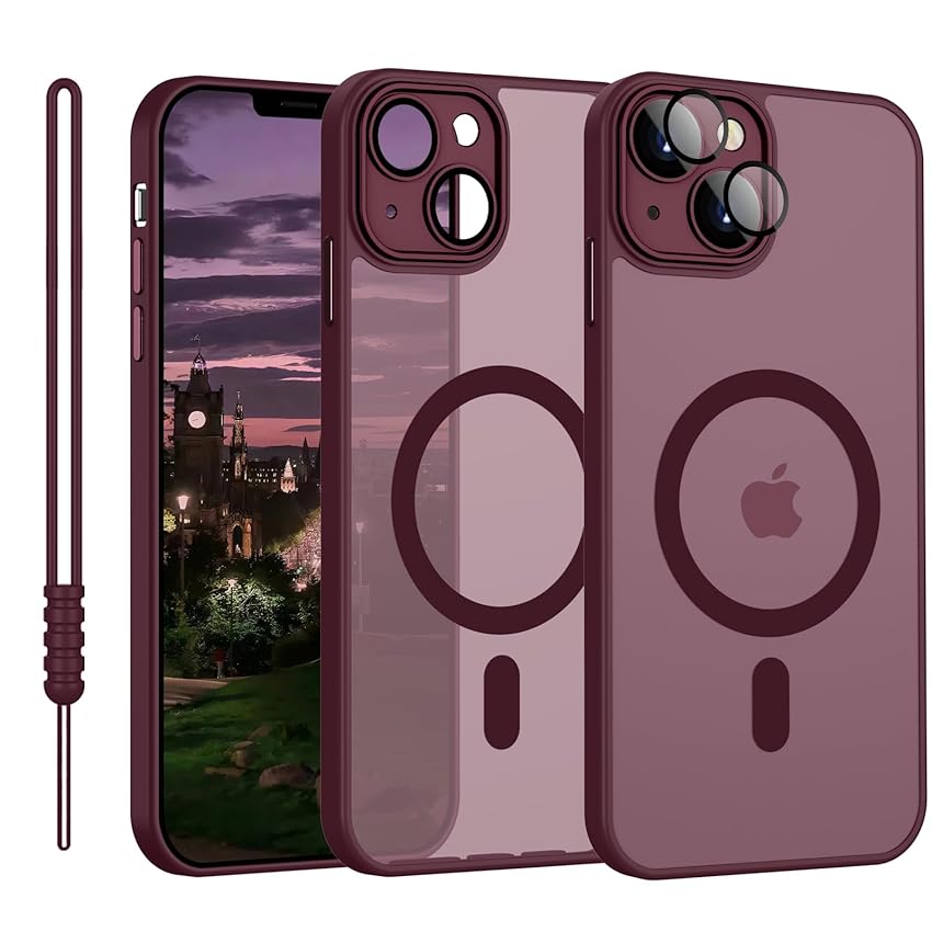 YUANDMI Cover Magnetica per iPhone 13 Compatibile con MagSafe