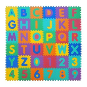 VeloVendo&reg; - Tappeto Puzzle Bambini XXL - 36 pezzi con Certificato CE e testato T&Uuml;V