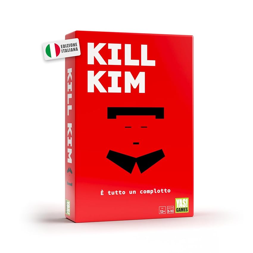 Yas Games - Kill Kim - L'Unico in Italiano - Party Game da 5 a 10 giocatori dai 12 anni in su Yas Games - Kill Kim - L'Unico in Italiano - Party Game da 5 a 10 giocatori dai 12 anni in su