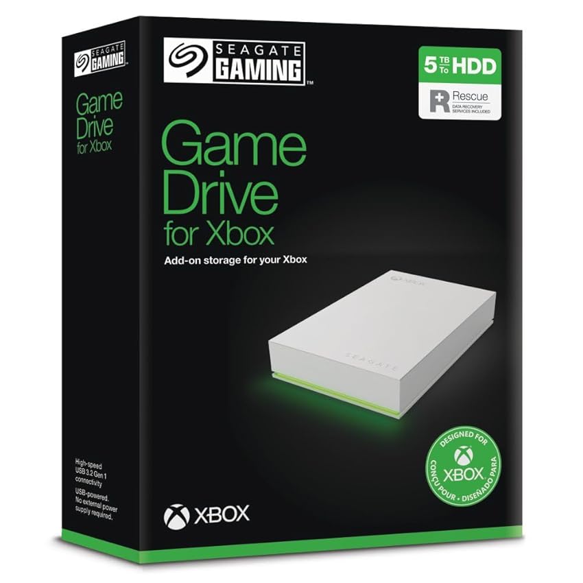Seagate Game Drive per Xbox 5TB Seagate Game Drive per Xbox 5TB