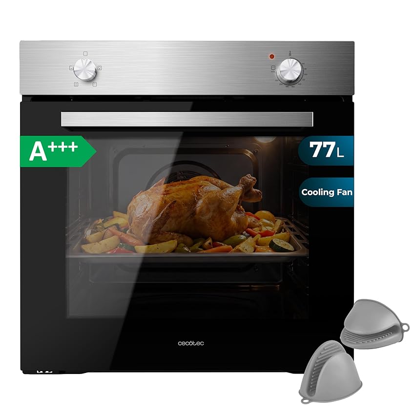 Cecotec Forno da Incasso 77L Bolero Hexa C126000 Inox A GloveKit. 2800 W