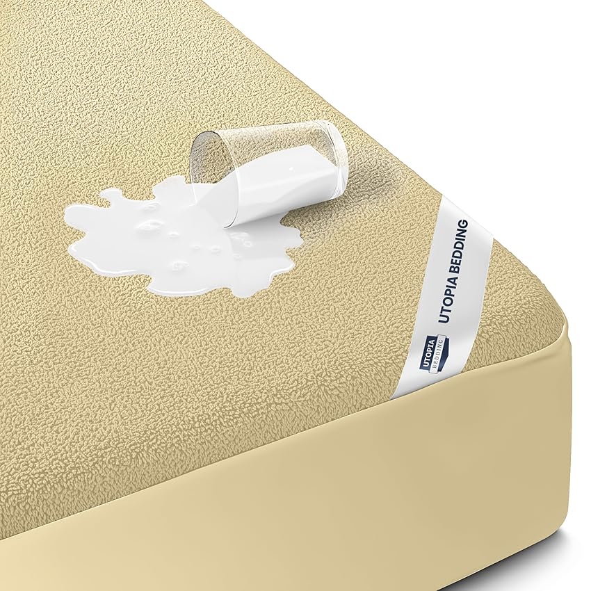 Utopia Bedding Coprimaterasso impermeabile matrimoniale XL Utopia Bedding Coprimaterasso impermeabile matrimoniale XL