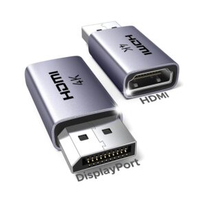 UGREEN Adattatore DisplayPort a HDMI Unidirezionale 4K 30Hz 2K 60Hz 1080P 120Hz Convertitore