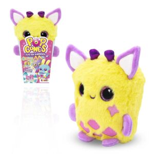 Pop Cones Cotton - Peluche sorpresa in scatola di popcorn con grandi occhi