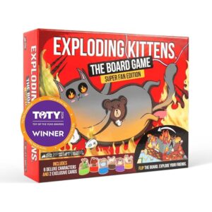 Exploding Kittens: Board Game - The SuperFan Edition - The First Board Game