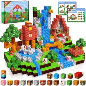 Costruzioni Magnetiche per Bambini 100 Pezzi Giocattoli Magnetici Creativi