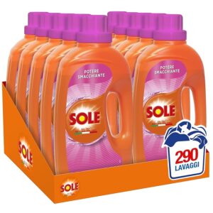 Sole Detersivo Lavatrice Liquido Potere Smacchiante 290 Lavaggi