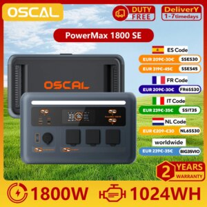 Stazione di alimentazione portatile OSCAL PowerMax1800SE
