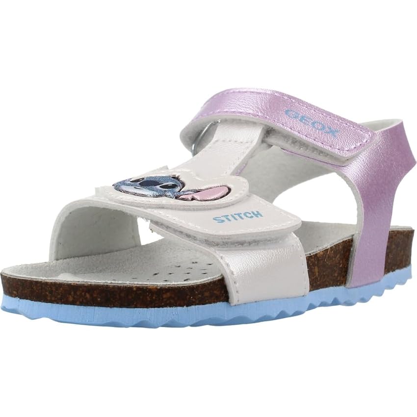 Geox Sandali da bambina B CHALKI Girl Silver/Sky