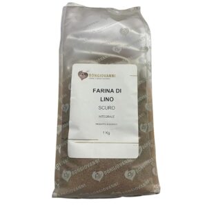 BONGIOVANNI FARINE E BONTA' NATURALI Farina di Lino Scuro BIO 1Kg