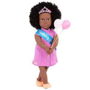 Our Generation - Kehlani - Bambola di compleanno da 46 cm - Occhi marroni e capelli