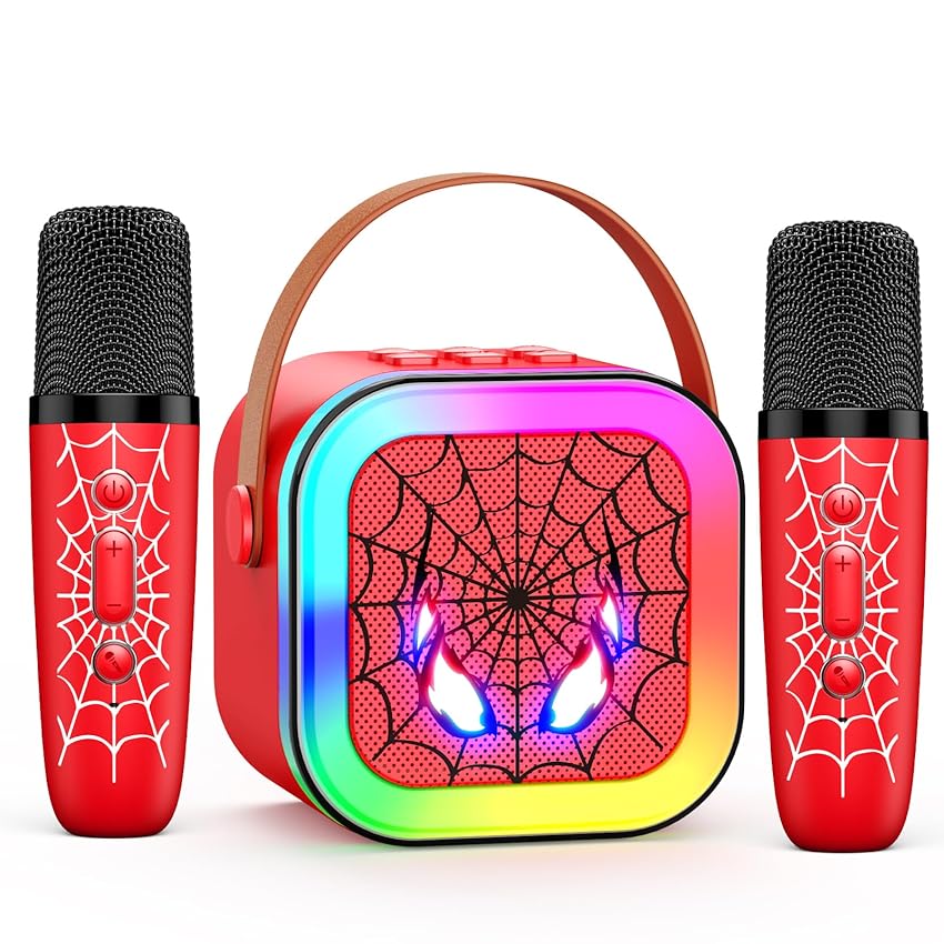 Braxel Set Microfono Karaoke per Bambini con 2 Microfoni Braxel Set Microfono Karaoke per Bambini con 2 Microfoni