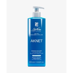 BioNike Aknet - Gel Detergente Viso e Corpo per Pelle Grassa e a Tendenza Acneica