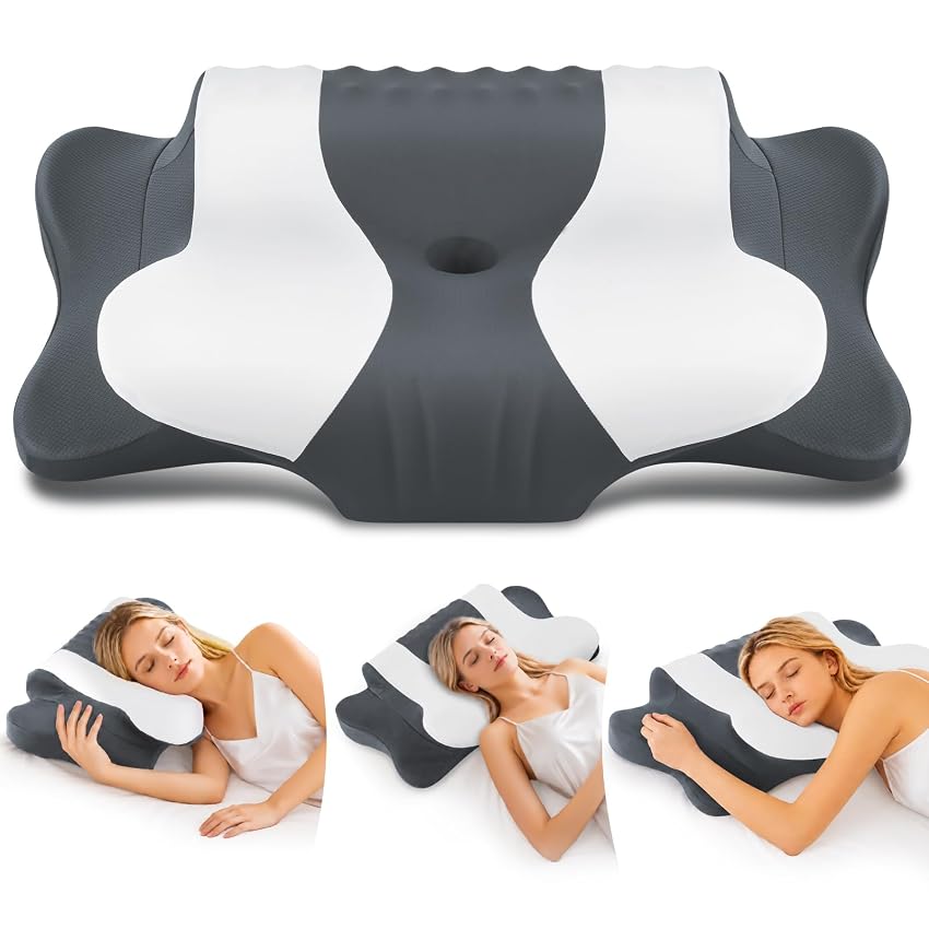 DONAMA Cuscino Cervicale Memory Foam Farfalla DONAMA Cuscino Cervicale Memory Foam Farfalla