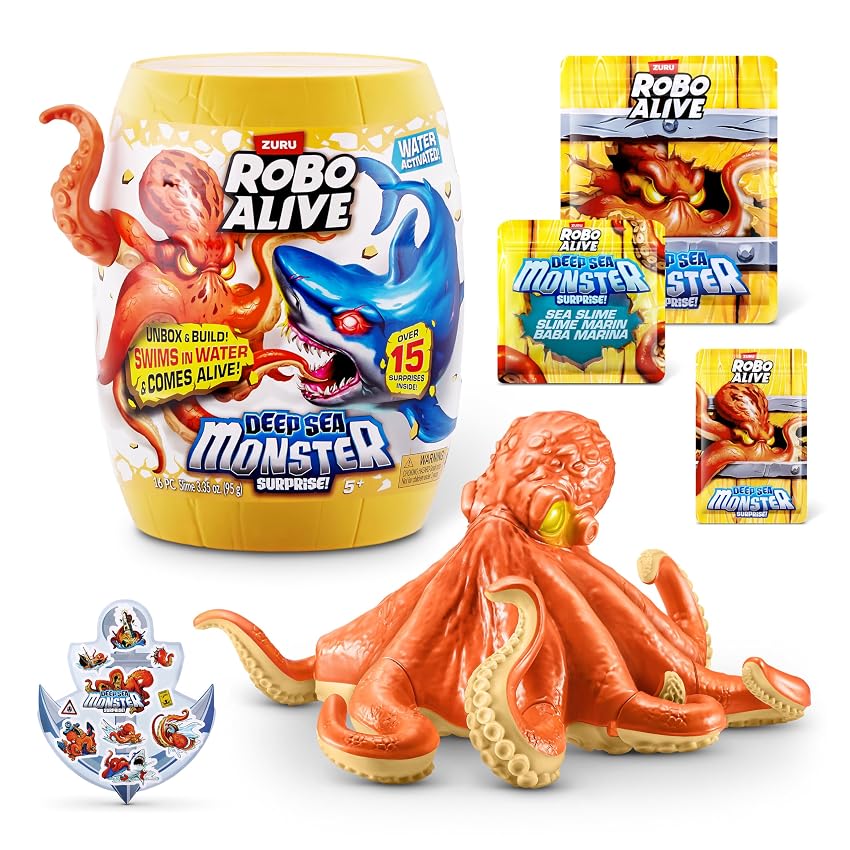 Robo Alive Deep Sea Monster Surprise di ZURU Robo Alive Deep Sea Monster Surprise di ZURU