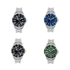 Lorenz Easy Time Orologio Sportivo da donna al quarzo in acciaio sub 100 metri