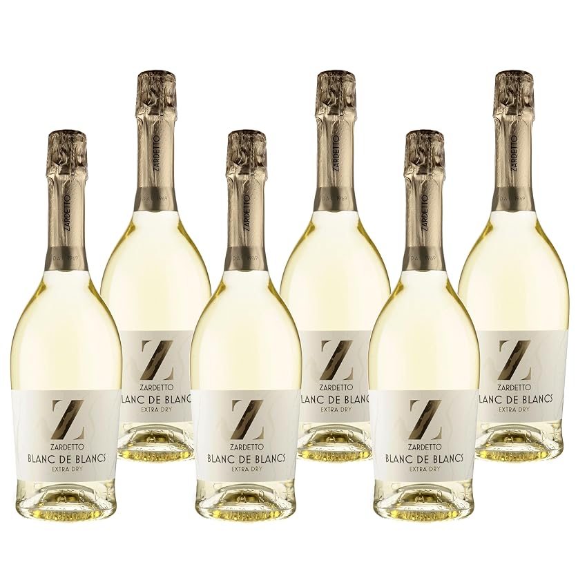 Zardetto Blanc de Blancs spumante Extra Dry Vsq - Cartone da 6 x 750 ML Zardetto Blanc de Blancs spumante Extra Dry Vsq - Cartone da 6 x 750 ML
