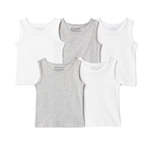 Amazon Essentials Canottiera Intima in Jersey di Cotone Bambini e ragazzi