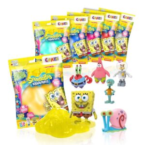 CRAZE Magic Slime – Set da 3 Slime da 75 ml con Sorpresa di SpongeBob | Slime Bambini