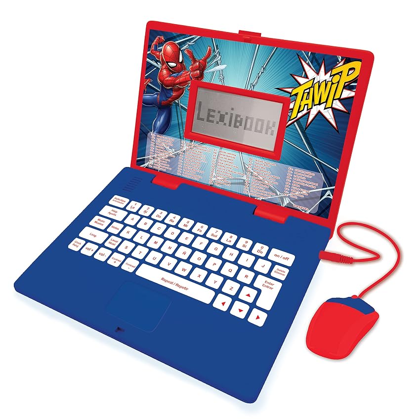 LEXIBOOK JC598SPi2 Spider-Man-pädagogischer und zweisprachiger Laptop Spanisch/Englisch LEXIBOOK JC598SPi2 Spider-Man-pädagogischer und zweisprachiger Laptop Spanisch/Englisch