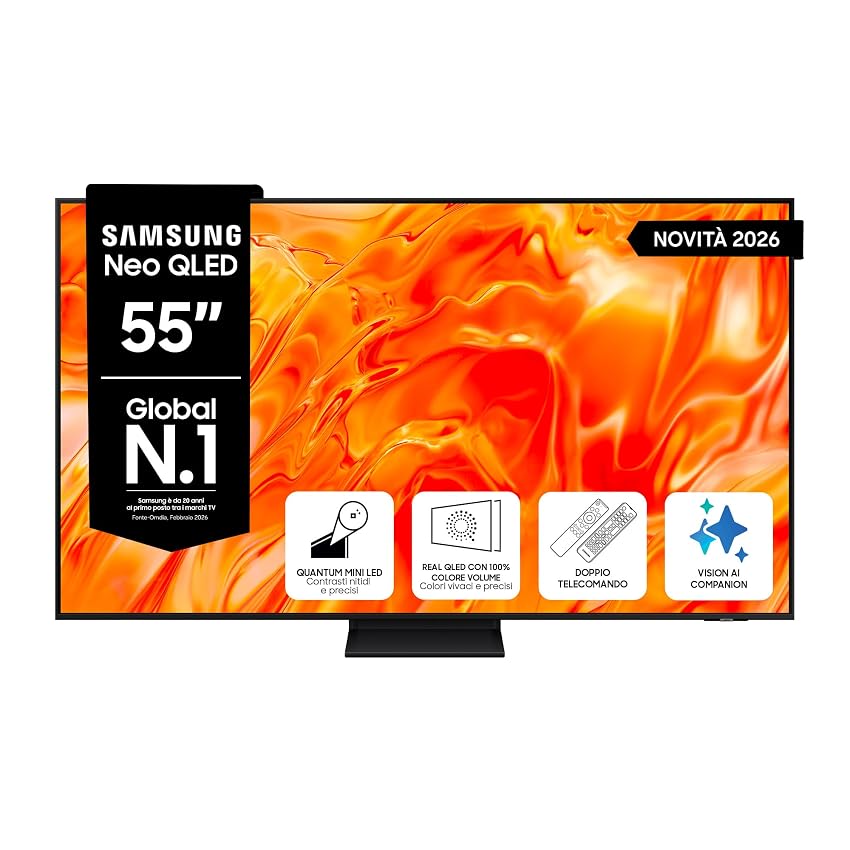 Samsung Smart TV 55" QE55QN72HAUXZT Neo QLED 4K Mini LED
