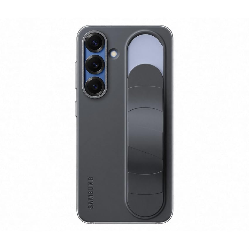 Samsung Standing Grip Case cover con cinturino e funzione cavalletto per Galaxy S25 Samsung Standing Grip Case cover con cinturino e funzione cavalletto per Galaxy S25