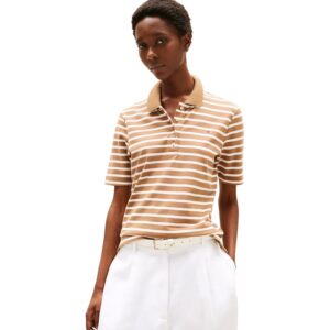 Tommy Hilfiger Donna Maglietta Polo Maniche Corte 1985 Pique Regular Fit