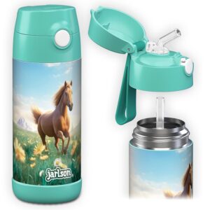 Jarlson® Borraccia Termica Bambini 350ml CHARLI [CON CANNUCCIA]