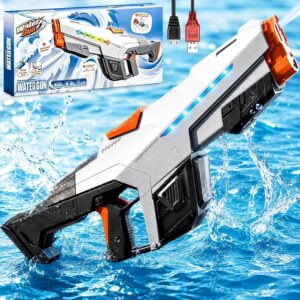 Pistola ad Acqua Elettrica - 610ML Fucile ad Acqua Elettrico Automatica con Luce per Bambini e Adulti